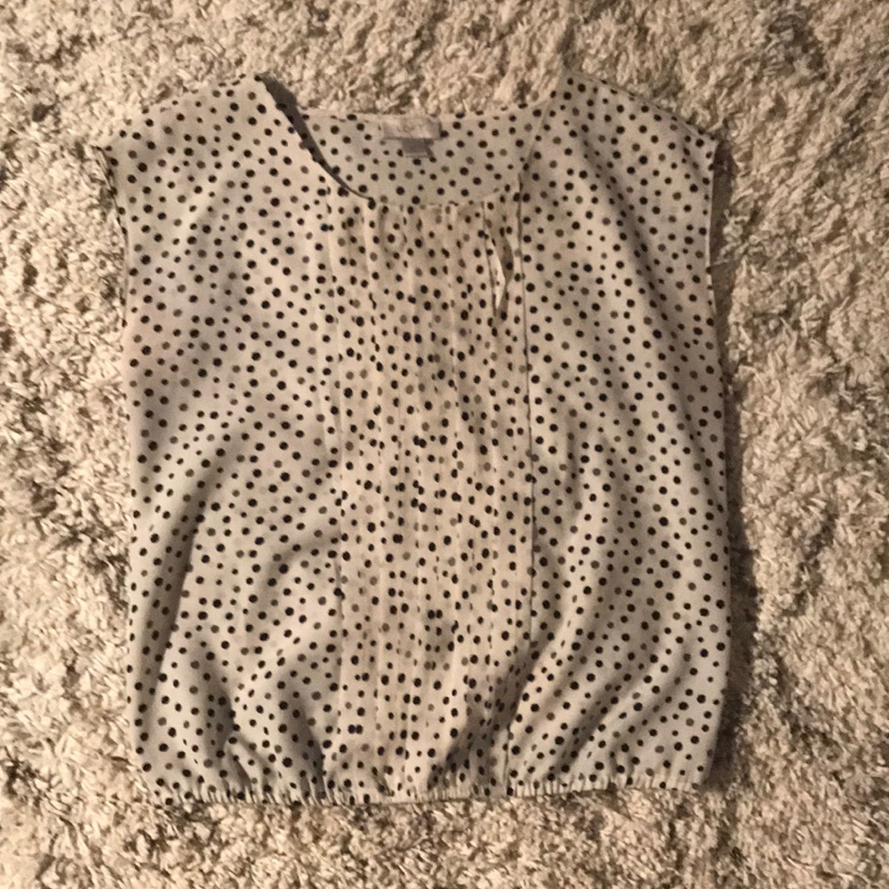 Polka dot blouse